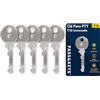 Pass&Keys Chiave Pass PTT T10 Universale per Cassette Postali - Compatibile con Citofoni e Serrature di Immobili - Ideale per Consegnatari, Agenti Immobiliari e Artigiani (5)