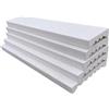 Fanuli Manufatti Coprimuro In Cemento Levigato Bianco 100 cm | Finitura effetto marmo - Misure interne da 11,5 a 42 cm - Taglio angoli su richiesta - Accessori disponibili (idrorepellente e testata) (16,5 cm)