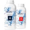 Resin Pro Resina Epossidica Liquidissima Super Trasparente Bicomponente A+B, Effetto Acqua, Ideale per Creazioni Artistiche, Gioielli, Decorazioni, Oggettistica - Gr 800