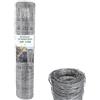Arreditaly Rete Metallica Zincata Per Recinzione 50 M Pastorale Pascoli Pecore Ovini Vacche Orto Giardini Spazi Esterni Piante 3 Diverse Maglie Colore Grigio (100 Cm)