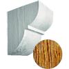 Eleni Wood - EW015 - Mensola per trave decorativa in finto legno, in poliuretano leggero e resistente, personalizzabile in 10 colori, fissaggio con colla. (Rovere 15)