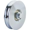 SOTECH Rullo per cancello scorrevole SOTECH Ø 120 mm in acciaio zincato Rullo Portata 300 kg Cuscinetto a sfere impermeabile Rullo per cancello Larghezza rullo 24 mm Raggio della scanalatura