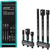 LIBRATON Adattatore per Bussola, 3 Pezzi 1/4 3/8 1/2 Set di Adattatori | per Chiavi a Bussola, Convertitore per Avvitatore a Percussione, Adattatore per Trapano su Avvitatore a Percussione