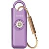 She's Birdie - L'originale allarme di sicurezza personale da donna - Sirena da 130 dB, luce stroboscopica e portachiavi in 8 colori pop (viola metallizzato)