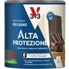 V33 Smalto per Legno Alta Protezione Bruno 0,5L
