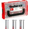 Fischer FixTainer DuoHM, 90 Tasselli per Cavità senza Necessità di Pinza, per Fissaggio di Staffe TV, Pensili su Cartongesso e Pannelli