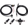 Gistuch Per NMEA2000 Starter Kit Cavo di alimentazione T -connettore maschio femmina resistenza 3 -connettore adattatore IP67 impermeabile Reti Garmin