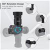 Gistuch Mirino per fotocamera Andoer, ingrandimento 1,25x/2,5x, angolato a destra, con 10 adattatori di montaggio, ricambio per reflex Canon, Nikon, Pentax, Olympus, Leica, Fujifilm