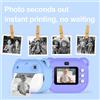 Gistuch Fotocamera istantanea per bambini, 1080P, digitale, con doppio obiettivo, schermo da 2 pollici, batteria integrata, cornice digitale, carta termica, festa di compleanno, regalo per bambini dai 3 anni in su, maschi e femmine