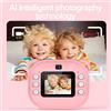 Gistuch Fotocamera istantanea per bambini, 1080P, digitale, con doppio obiettivo, schermo da 2 pollici, batteria integrata, cornice digitale, carta termica, festa di compleanno, regalo per bambini dai 3 anni in su, maschi e femmine