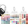 Buhygn Carte Palette Colori Cartelle Complete Personali Portatili Neutre | Colore Abbigliamento e Trucco per Pianificare Trucco e Guardaroba Autunno Inverno