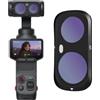 PGYTECH Filtro UV Magnetico per Insta360 Luna Ultra, Nero | Protezione UV, Rivestimento indurito, Vetro ottico professionale, Nano-rivestimento, Installazione magnetica
