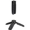 VEYFIY Treppiede tascabile 9x8cm per Insta360 X6 per sgancio rapido 9x8cm tasca | Struttura in ABS, finitura nera, stabilità della scrivania, versatilità portatile, protegge l'attrezzatura della fotocamera