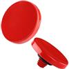 Haoge Pulsante di scatto in rame da 12 mm per Leica Q3 M11 M10 M240 D-Lux 8 Fujifilm X-T5 X-T50 X-Pro3 X-E5 GFX100RF Nik. Zf Df Sony RX1R III rosso concavo