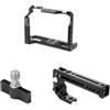 Generico Cage per fotocamera, compatibile con FUJIFILM, X-T4 XT4 | Cage completa, combo su misura, impugnatura, supporto cold shoe, fori filettati per treppiede(Top Handle Type B)