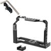 Generico Cage per fotocamera, compatibile con FUJIFILM, X-T4 XT4 | Cage completa, combo su misura, impugnatura, supporto cold shoe, fori filettati per treppiede(Cage w Cable Clip)