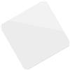 LABRIMP Tavola Riflettente in Acrilico 25x25 CM Bianco per Gioielli | Riflette Oggetti, Uso Doppio, Superficie Liscia e Lucida, Adatta a Collane e Orecchini