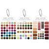 Generico Campionario Colori per Armocromia Cartelle Complete Personali Portatili | Guida Abbinamento Colori Palette per Outfit, Trucco, Pianificazione Guardaroba, Abbigliamento, Drappeggio, Autunno,