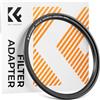 K&F CONCEPT 62mm Adattatore per Anello Magnetico per Filtro | Sostituzione rapida tra diversi obiettivi da 62mm, alluminio resistente, FP719