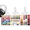Wcybym Set Carte Palette Colori Personali Campioni Personali Completi per 12 | Guida Portatile Modelli Colore per Pianificare Trucco e Guardaroba Autunno Inverno