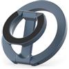 Generic Supporto magnetico pieghevole ad anello per telefono su entrambi i lati Supporto da tavolo per iPhone 17/16/15/14/13/12 Pro Max (blu)