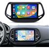Generico Autoradio cartablet per Jeep Compass 2015-2020, Schermo Touch HD, Apple CarPlay & Android Auto, GPS Navigatore, Bluetooth WiFi USB (4GB RAM 32GB ROM) CTB-CMP01