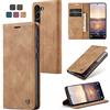 owlhold Cover Samsung S23 Plus Custodia Magnetica Portafoglio Flip[Antiurtoo][Cavalletto][Carta Fessura] Cover Pelle per Samsung Galaxy S23 Plus 5G -Marrone