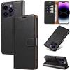 KKEIKO Cover per iPhone 14 PRO Max, Antiurto Custodia in PU Pelle con Slot per Porta Carte, Magnetico Protettiva Cover per iPhone 14 PRO Max, Nero