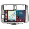 HUANQIN Autoradio Gps Navigation 2 Din per Toyota Land Cruiser Prado J 150 2009-2013 Car RadioCar Stereo, Controllo Del Volante, Fm Controller Volante, 4 Nucleo 1G+16G