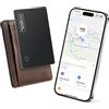 Lizoak Scheda di tracciamento del portafoglio ultra sottile per A-pple Find My (solo iOS), ricaricabile per bagagli e portafogli, localizzatore Bluetooth senza ABO, IP67 impermeabile, adatta a portafoglio
