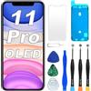 Digi4U DlGl4U Schermo OLED di ricambio per iPhone 11 Pro, schermo da 5,8 pollici | 60Hz FHD COF, True Tone, design sottile e leggero, funzione touch fluida e dissipazione del calore ottimizzata