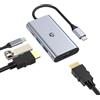 SUTOUG USB C Hub, 7 in 1 USB C to HDMI Adapter with HDMI 4K, PD 100W, 3 USB-A Porte, TF/SD Card Reader, USB C Docking Station for MacBook Air/Pro and Multiple Type C Devices