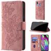 CaseGla Cover per Samsung Galaxy A40, Rosa | Blocco RFID, Portafoglio Pelle PU, Flip Libro, Porta Carte, Magnetica Libretto, Antiurto Protezione Completa
