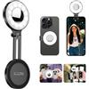NHQZ Magnetica Luce per Selfie, Luce Selfie per Telefono Compatibile con iPhone/Magsafe/Android, Light per Video Foto per Fotografia/TikTok/Chiamate Zoom/Video