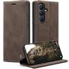 KZB Cover Libro per Samsung Galaxy S26 FE Custodia Portafoglio, Caffè | 2 Slot Carte, Pelle PU Premium, Magnetica, Kickstand, Antiurto Protezione, Flip Wallet Case per Samsung S26 FE