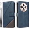 XINNI Cover per Oppo Reno 12 F 5G/Oppo Reno 12 FS 5G Custodia | Cellulare Libro Antiurto Flip Pelle PU/TPU