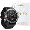 VGUARD 4 Pezzi Pellicola Protettiva in Vetro Temperato per Garmin Fenix 6/6 PRO/Solar/Sapphire Edition/Fenix 5 47mm / Fenix 5 Plus 47mm / Vivomove HR/Polar Ignite 2 / Fossil Gen 6 44mm