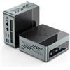 NiPoGi Gust G1 Mini PC W-11 PRO ΑD Ryzen 9 8945HS (Max 5.2 GHz, 8C/16T) 32 GB (16 + 16 GB) DDR5 5600 MHz/1TB M.2 NVMe SSD, Desktop PC DP2.0 + HDMI 2.0 + USB4 Type-C 4K Triple Display/WiFi 6/BT 5.2