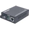INTELLINET NETWORK SOLUTIONS INTELLINET 545068 Media Converter Gigabit Ethernet WDM Bidirezionale Single Mode RX1550/TX1310 Nero