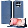 XINYEXIN Custodia in Pelle per Xiaomi 17T Pro 5G | Blu, Cover a Libro, Portafoglio, Blocco RFID, Slot per Carte, Chiusura Magnetica, Supporto, Antiurto