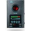 MONTY SOUL - Rilevatore Microspie Professionale 3 in 1 per Hotel, Auto e Ufficio - Modalità RF, Magnetica e Rilevazione IR per la Protezione della Privacy (K92)