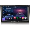 Erisin 8-Core 8GB+128GB Qualcomm Android 16 Autoradio Bluetooth GPS Navigatore per Opel Astra H Corsa C/D Meriva Signum Vivaro Zafira Combo 8 Schermo IPS CarPlay Android Auto WiFi 4G DSP DAB+ FM USB