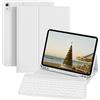 ZOPSGYU Custodia con tastiera per iPad A16 11 generazione 2025/10 generazione 2022(11/10.9), 90024-366 HK (cenere)