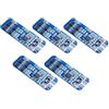 TECNOULAB 5 pezzi Scheda di protezione della batteria 12V al litio 3S 10A Li-ion 18650 BMS PCM