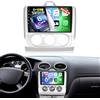 SIXTOP 6+128G 8-Core Autoradio Android 15 per Ford Focus Mk2 Mk3 Exi MT 2 3 2004-2011, 9" Touchscreen Radio con Wireless Carplay Android Auto Mirror Link WiFi BT GPS FM RDS EQ DSP+Reverse Camera