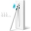FOJOJO Penna per iPad 2025-2018 con LED Power Display, Pencil per iPad 11th A16/10/9/8/7/6, Air 11/13 M2/M3, Pro 11/13 M4, Pro 12.9", Air 5/4/3, Mini 7 A17 Pro/6/5, Carica veloce, precisione Pixel