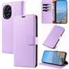 KKEIKO Cover per Honor 200 Pro 5G, Antiurto Custodia in PU Pelle con Blocco RFID, Magnetico Protettiva Cover per Honor 200 Pro 5G, Viola