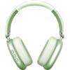 Wentronic Y01 - Cuffie con cancellazione del rumore, senza fili, Bluetooth 5.3, suono ad alta risoluzione, 48 ore di riproduzione, pieghevoli, con microfono per iOS/Android/PC, colore: verde
