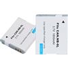 KWTOUL 2 batterie NB-6L NB-6LH compatibili con Canon PowerShot SX540 HS | SX530 HS SX520 HS SX510 HS SX500 HS SX170 SX700 HS SX710 HS SX610 HS SX600 HS S120 D20 D30 S90