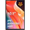 LUCKFOX 10.1inch IPS LCD Panel(Without PCB), MIPI Interface Portrait Display Screen 800x1280 High Resolution Full Color 178° Wide Viewing Angle for Miniature TV, GPS Device, Game Console, Car Display